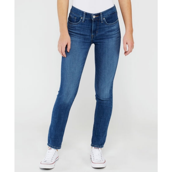 Levi's Denim - LEVI 312 Shaping Slim Blue Jeans Red Tab Cotton Blend W29 L32